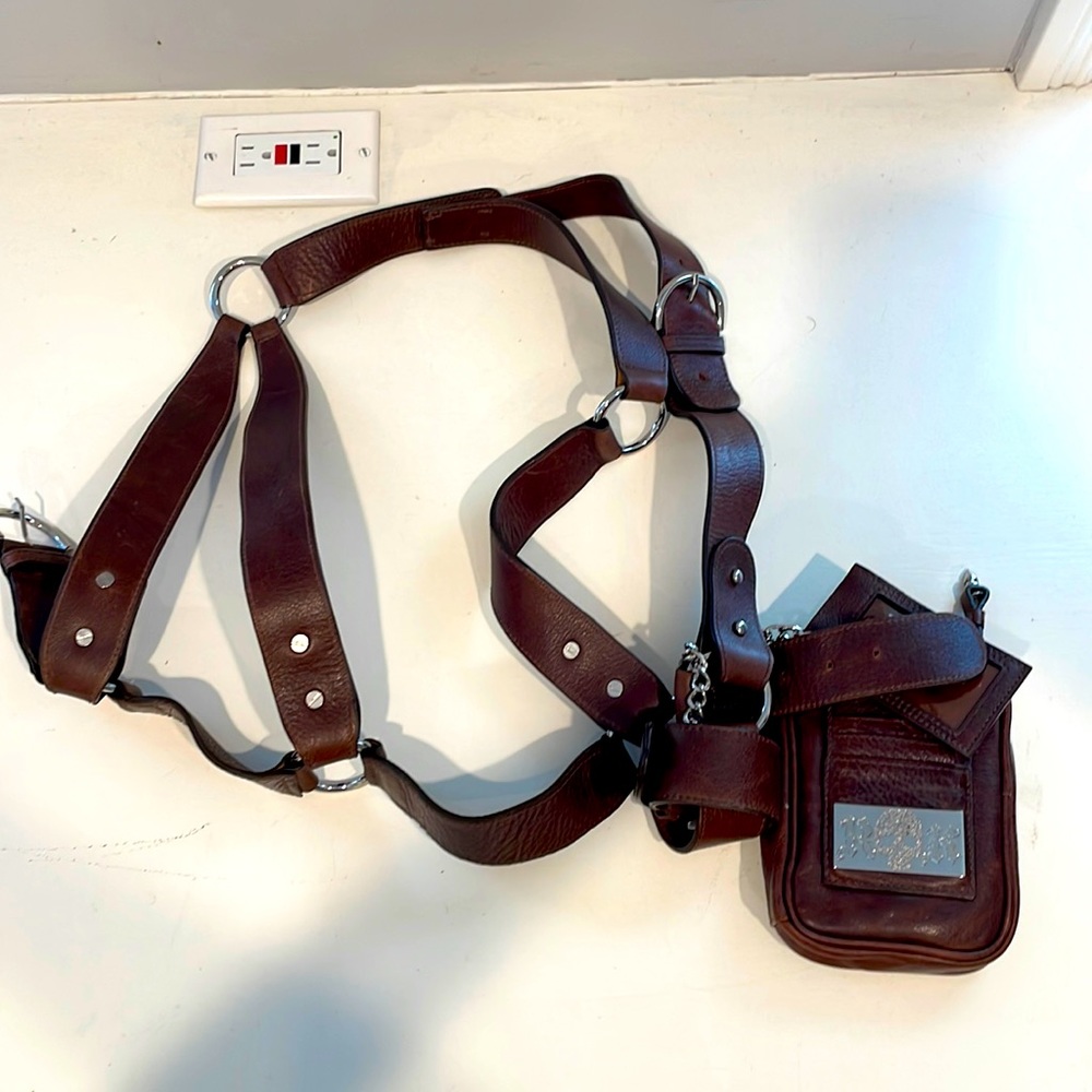 RK Brown Vest Holster Wallet